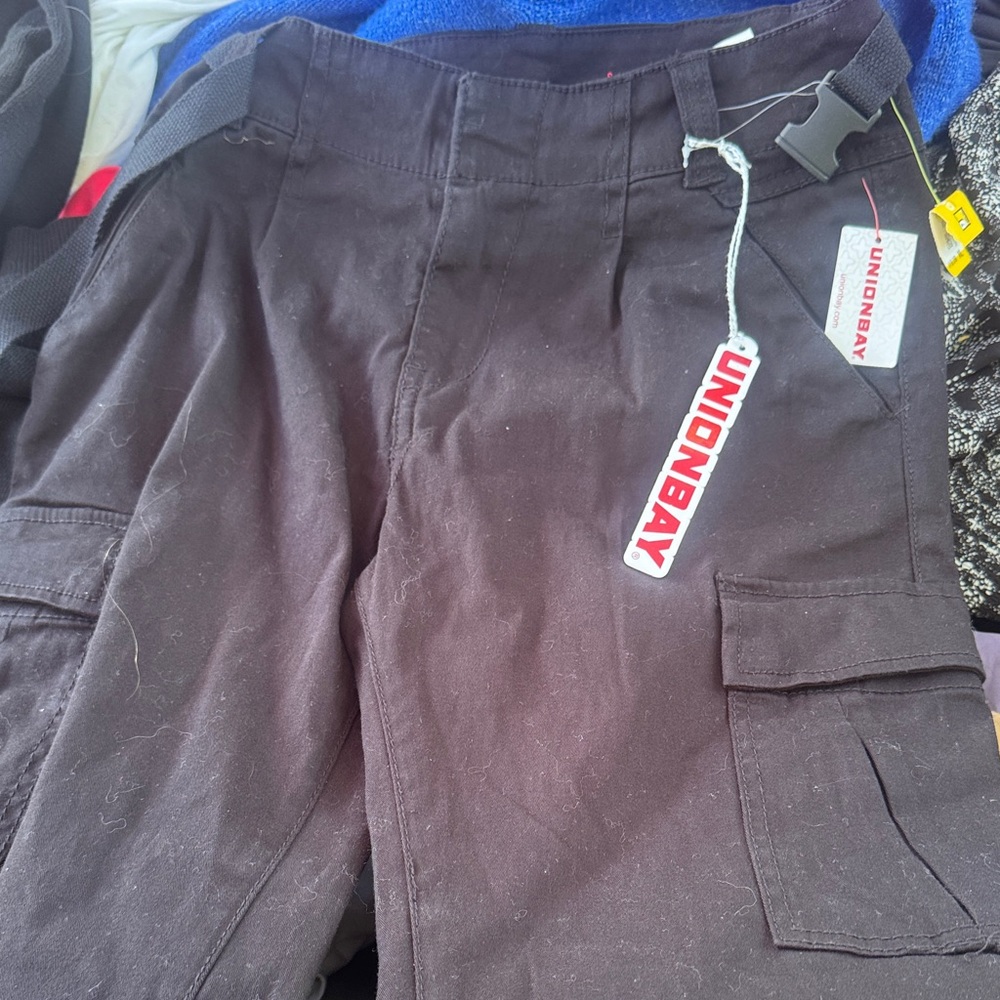 UNIONBAY Men's Dark Cargo Pants